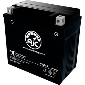 Battery Clerk LLC AJC-PS-ATX14-500007 AJC Battery Adventure Power UTX14 Battery, 12 Amps, 12V, B Terminals image.