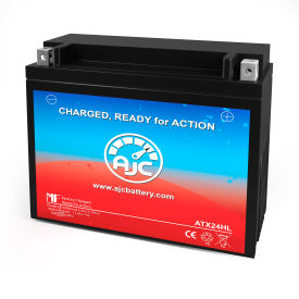 Battery Clerk LLC AJC-PS-ATX24HL-500208 AJC® Bombardier Traxter (All Models) Quest (Opt) 500CC ATV Battery (2002-2005), 12V image.