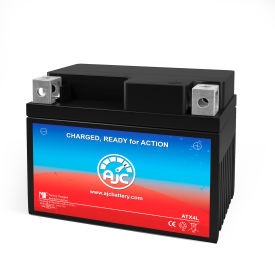 Battery Clerk LLC AJC-PS-ATX4L-526817 AJC® Chrome 4L-BS Powersports Replacement Battery, 12V, B image.