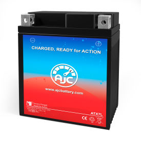 Battery Clerk LLC AJC-PS-ATX7L-521523 AJC® Lance Cali Classic 150 150CC Scooter and Moped Replacement Battery, 12V, B image.