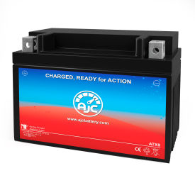 Battery Clerk LLC AJC-PS-ATX9-527823 AJC® Chrome 9-BS Powersports Replacement Battery, 12V, B image.