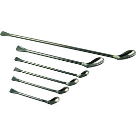 Bel-Art Products H36806-0015 Bel-Art H36806-0015 Stainless Steel 10ml Ellipso-Spoon and Spatula Samplers, 15cm Length, 1/PK image.