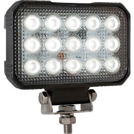 Buyers Products Co. 1492190 Buyers 5.9 x 4.8" Clear Rectangular Flood Light With 15 LED - 1492190 image.