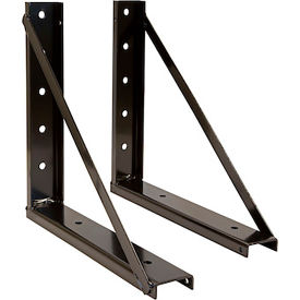 Buyers Products Co. 1701012 Buyers Products 18" x 27" Welded Black Formed Steel Mounting Brackets image.
