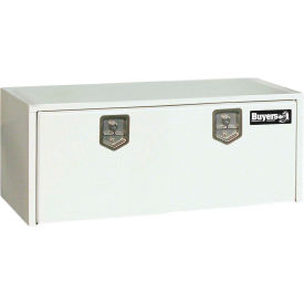 Buyers Products Co. 1702410 Buyers Steel Underbody Truck Box w/ Stainless Steel T-Handle - White 18x18x48 - 1702410 image.