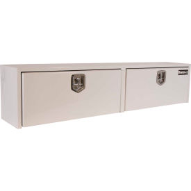 Buyers Products Co. 1702840 Buyers Stainless Steel Topside Truck Box w/ T-Handle - White 16x13x72 - 1702840 image.