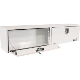 Buyers Products Co. 1702860 Buyers Stainless Steel Topside Truck Box w/ T-Handle - White 16x13x96 - 1702860 image.