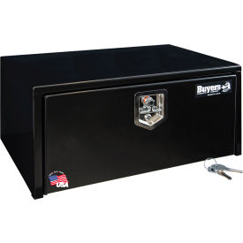 Buyers Products Co. 1703303 Buyers Steel Underbody Truck Box w/ Stainless Steel T-Handle - Black 14x16x30 - 1703303 image.