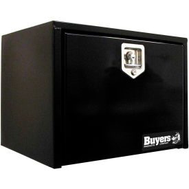 Buyers Products Co. 1703312 Buyers Black Steel Underbody Truck Box with T-Handle, 15x10x24 - 1703312 image.