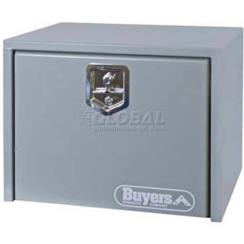 Buyers Products Co. 1703900 Buyers Steel Underbody Truck Box w/ Stainless Steel T-Handle - Primed Gray 14x16x24 - 1703900 image.