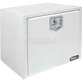 Buyers Products Co. 1704400 Buyers Steel Underbody Truck Box w/ Stainless Steel T-Handle - White 24x24x24 - 1704400 image.