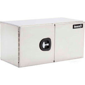 Buyers Products Co. 1705333 Buyers Products Aluminum Underbody Tuck Box, w/ Double Barn Door, 24x24x30", Silver, 1705333 image.