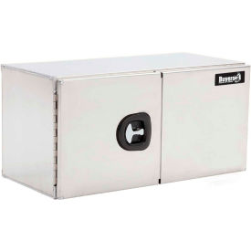 Buyers Products Co. 1705335 Buyers Smooth Aluminum Underbody Truck Box w/ Double Barn Door - 24x24x36 - 1705335 image.