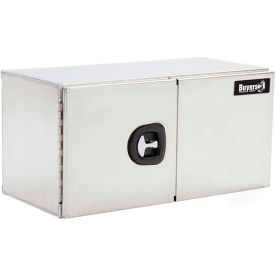 Buyers Products Co. 1705340 Buyers Smooth Aluminum Underbody Truck Box w/ Double Barn Door - 24x24x48 - 1705340 image.
