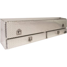 Buyers Products Co. 1705641 Buyers Contractor Aluminum Topside Truck Box w/ T-Handle & Drawers - 21x13-1/2x72 - 1705641 image.