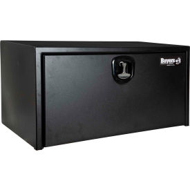 Buyers Products Co. 1732510 Buyers Textured Matte Black Steel Underbody Truck Box With 3-Point Latch, 18x18x48 - 1732510 image.