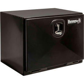Buyers Products Co. 1742300 Buyers XD Black Steel Underbody Truck Box, 18x18x24  - 1742300 image.
