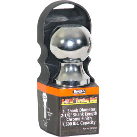 Buyers Products Co. 1802026 Towing Ball - 2-5/16" Dia. X 2-1/8" Shank - 7,500 Lb. Cap. Chrome - Min Qty 4 image.