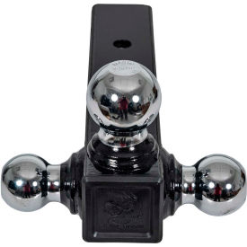 Buyers Products Co. 1802252 Buyers Products Tri-Ball Hitch with Chrome Towing Balls - 2-1/2in Receiver - 1802252 image.