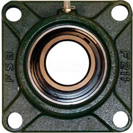 Buyers Products Co. 4F32SCR Flange Unit, 4-Hole, 2in, Set Screw Locking - Min Qty 2 image.