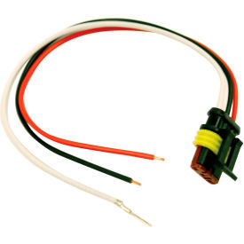 Buyers Products Co. 5620352 Buyers DOT Light Plug 3-Wire AMP-Style Plug With Stripped leads And #10 Ring On Ground - 5620352 image.