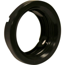 Buyers Products Co. 5622506 Buyers 2.5" Round Black Grommet, Flush Mount, Fully Open Back - 5622506 image.