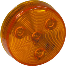 Buyers Products Co. 5622525 2-1/2" Round 4 Led Amber Marker Light - Min Qty 100 image.