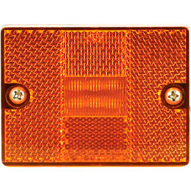 Buyers Products Co. 5622726 Buyers 2.875" Amber Rectangular Marker/Clearance Light With Reflex With 6 LED - 5622726 image.