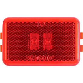 Buyers Products Co. 5623113 Buyers 3.125" Red Rectangular LED Marker/Clearance Light with Reflex - 5623113 image.