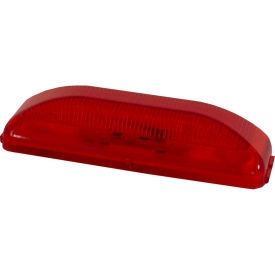 Buyers Products Co. 5623812 Buyers 3.75" Red Rectangular Marker/Clearance Light With 2 LED - 5623812 image.