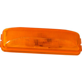 Buyers Products Co. 5623822 Buyers 3.75" Amber Rectangular Marker/Clearance Light With 2 LED - 5623822 image.