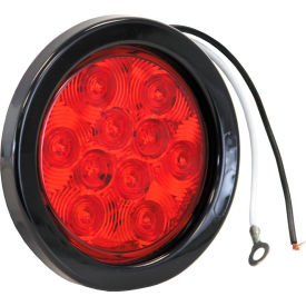 Buyers Products Co. 5624110 4" Round 10 Led Red Stop-Turn Tail Light W/ Grommet & Plug - Min Qty 4 image.