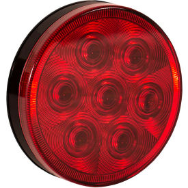 Buyers Products Co. 5624156 Buyers 4" Red round Stop/Turn/Tail Light With 7 LED - 5624156 image.