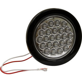 Buyers Products Co. 5624324 4" Round 24 LED Clear Backup Light w/ Grommet & Plug - 5624324 image.
