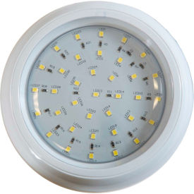 Buyers Products Co. 5625336 Buyers 5" Clear Round Incandescent Interior Dome Light - White Housing - 5625336 image.