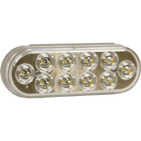 Buyers Products Co. 5626311 Buyers 6" Clear Oval Backup Light With 10 LED - 5626311 image.