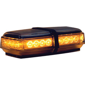 Buyers Products Co. 8891050 Buyers LED Rectangular Amber Mini Lightbar 12VDC - Magnetic 24 LEDs - 8891050 image.