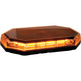 Buyers Products Co. 8891060 Buyers LED Rectangular Amber Mini Lightbar 10-30VDC - Magnetic 56 LEDs - 8891060 image.