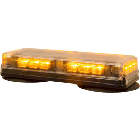 Buyers Products Co. 8891090 Buyers LED Rectangular Amber Mini Lightbar 12VDC - 18 LEDs - 8891090 image.