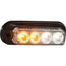 Buyers Products Co. 8891132 Buyers 4.875" Amber/Clear LED Mini Strobe Light - 8891132 image.