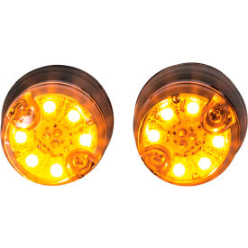 Buyers Products Co. 8891326 Buyers 25 Foot Amber Push-On Hidden Strobe Kit With In-Line Flashers With 6 LED - 8891326 image.