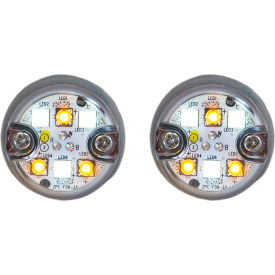 Buyers Products Co. 8891327 Buyers 25 Foot Amber/Clear Push-On Hidden Strobe Kit With In-Line Flashers With 6 LED - 8891327 image.