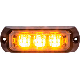 Buyers Products Co. 8891400 Buyers 3.4" Amber LED Mini Strobe Light With 3 LED - 8891400 image.