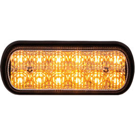 Buyers Products Co. 8891600 Buyers LED Rectangular Amber Strobe Light 10-30 VDC - 12 LEDs - 8891600 image.