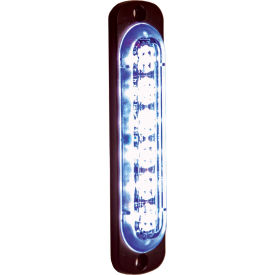 Buyers Products Co. 8891914 Buyers LED Rectangular Blue Low Profile Strobe Light 12V - 6 LEDs - 8891914 image.