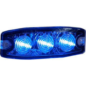 Buyers Products Co. 8892234 Buyers 3.4" Blue Surface Mount Ultra-Thin Strobe Light With 3 LED - 8892234 image.