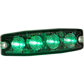 Buyers Products Co. 8892249 Buyers 4.4" Green Surface Mount Ultra-Thin Strobe Light With 4 LED - 8892249 image.