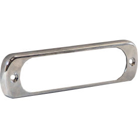 Buyers Products Co. 8892620 Buyers Chrome Bezel For 4.5" Clear Thin Mount Rectangular Strobe Light - 8892620 image.