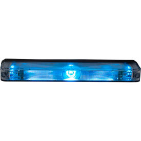 Buyers Products Co. 8892704 Buyers 5" Blue Low Profile Strobe for Narrow Grill Spacing With 3 LED - 8892704 image.