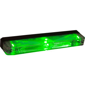 Buyers Products Co. 8892709 Buyers 5" Green Low Profile Strobe for Narrow Grill Spacing With 3 LED - 8892709 image.